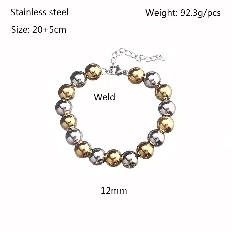 12mm Gold+Steel