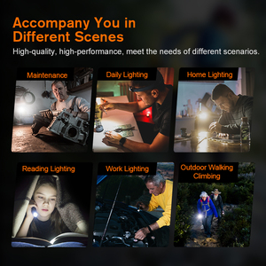 Không thấm nước làm việc ánh sáng đèn pha cho sửa chữa công việc bên Phải góc đèn pin mạnh mẽ 18650 pin đa chức năng làm việc ánh sáng - Product Image 5