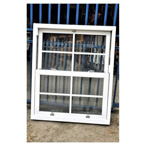 High Quality Energy Saving UPVC Hung <strong>Windows</strong> Double Single Glass Hung <strong>Sash</strong> <strong>Window</strong> Profile Vinyl Upvc <strong>Window</strong> - Product Image 6