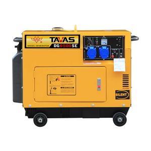 Tavas DG9500SE风冷柴油发电机方便静音单相或三相电动启动系统，适用于家庭和公司 - Product Image 1