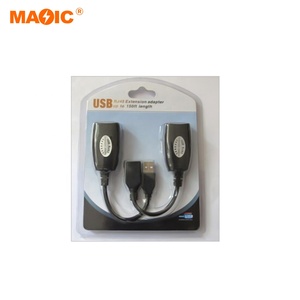 150ft Usb2.0 a Rj45 adaptador Usb a Rj45 Lan extensión adaptador Cable Usb para teclado de computadora