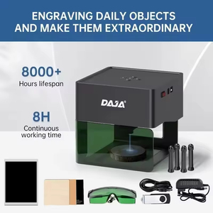 DAJA DJ6 Mini Laser Engraving Machine APP <strong>Control</strong> 3W DIODE DIY Laser Engraver MDF Plywood Hot Small <strong>Portable</strong> Logo Mark Printer - Product Image 3