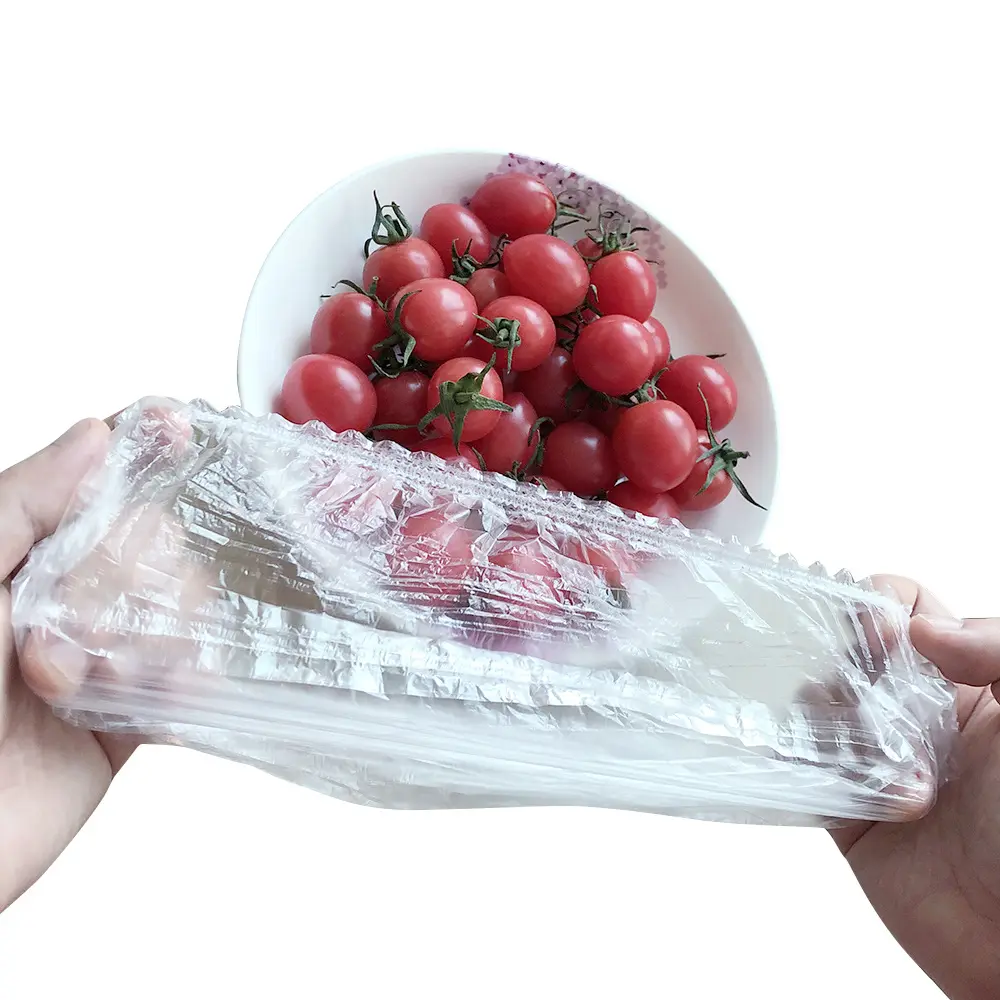 Reutilizável Elástico Descartável Doméstico Food Grade Cling Film Capa Geladeira Fresco-manutenção Tampa Bowl Proteger Alimentos