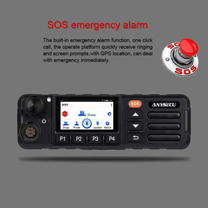 Anytecu W7วิทยุเครือข่าย PTT 4G พร้อมหน้าจอสัมผัส LTE poc TM7วิทยุมือถือบวกกับวิทยุรถยนต์ zello PTT Car <span class=keywords><strong>Android</strong></span> 11 - Product Image 4