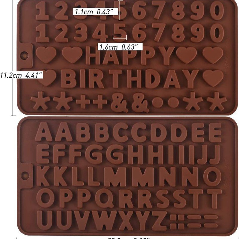 Molde de Chocolate con Letra (Individual)