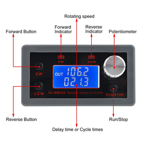 SMC02 Schrittmotor treiber und Controller DC 10-30V 4A Reverse Pulse Speed Control Board Programmier bare serielle SPS-Kommunikation - Product Image 3