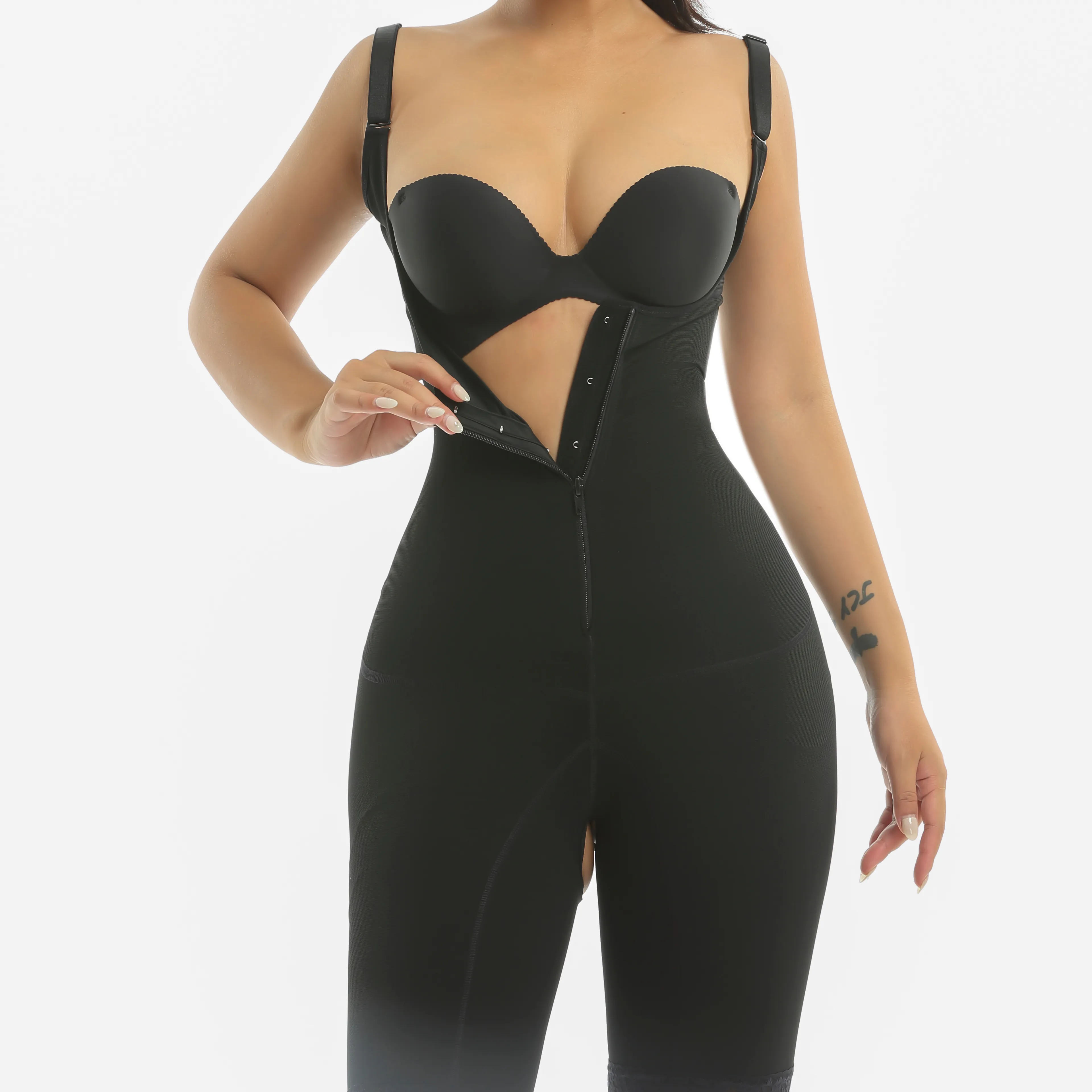 Atacado de alta qualidade laço plus size espartilho hip elevador de uma peça de gordura bodysuit forma desgaste das mulheres