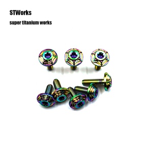 M5 M6 M8 Titan Gr5 Torx Pan Kopfs ch rauben MOTORRAD BOLZEN Regenbogen - Product Image 6