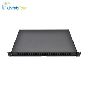 Alto rendimiento 1U 96F tipo de dibujo Marco de distribución óptica bandeja de empalme panel de conexión de fibra - Product Image 3