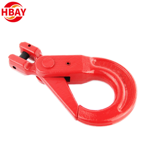 G80 Châu Âu Loại Tự Khóa Mắt Đồng Bằng Kết Thúc Thép Tự Khóa Móc Cho Công Nghiệp Nâng Chuỗi Treo - Product Image 1