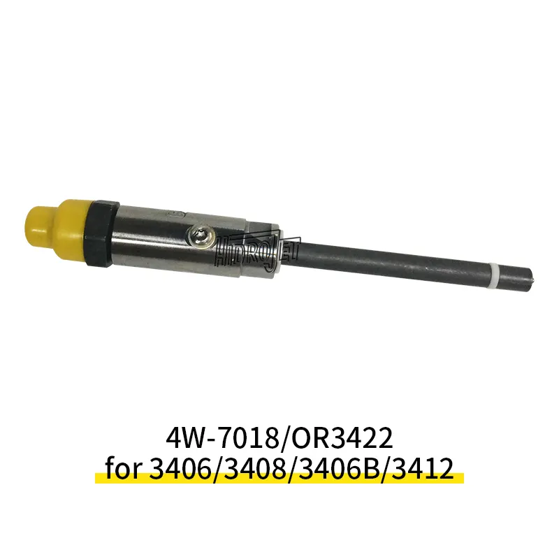 Injektor bahan bakar pensil 4W7018 4W-7018 OR3422 untuk 3406 3408 3406B 3412 injektor diesel bahan bakar