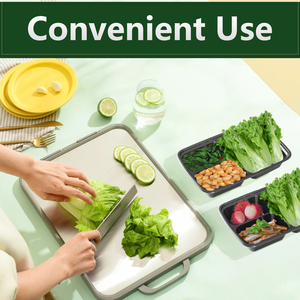 Microawave Reutilizable 3 Compartimentos Contenedores de preparación de comidas Inyección multifuncional PP Contenedor de almacenamiento de alimentos rectangular - Product Image 4