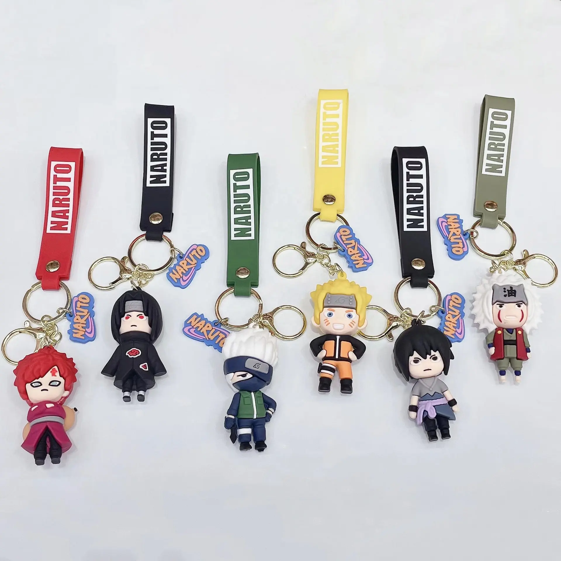 2023 New Anime 2nd thế hệ narutos keychain sáng tạo Kakashi Búp bê Ba lô xe Mặt dây chuyền khuyến mại Móc chìa khóa