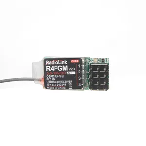 Radio link R4FGM V2.3 4CH Gyro 2.4G Mini empfänger für Micro RC Cars Boots spielzeug flugzeug RC4GS/RC6GS // RC4G/T8FB/T8S/RC8X Sender - Product Image 1