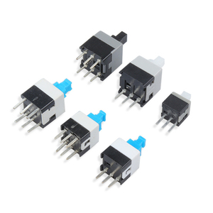 2 3 4 5 6 Pin Dip Pcb Mini anahtarı Smd Smt 5.8X5.8 7X7 8X8 8.5X8.5 MM kapalı basma düğmesi 5.8*5.8 7*7 8*8 8.5*8.5 kendinden kilitli anahtarı - Product Image 3