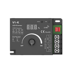 V1-K 2,4 г PWM DC12-48V ручной регулировки ручки управления Светодиодный диммер для одноцветной светодиодной ленты - Product Image 5