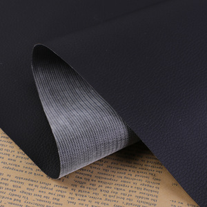 Gravação 0,5 Grosso Pequeno Padrão Cruz Preto Spunlace Inferior PVC Couro Para Automotivo Seat Cover Sofá Bolsas