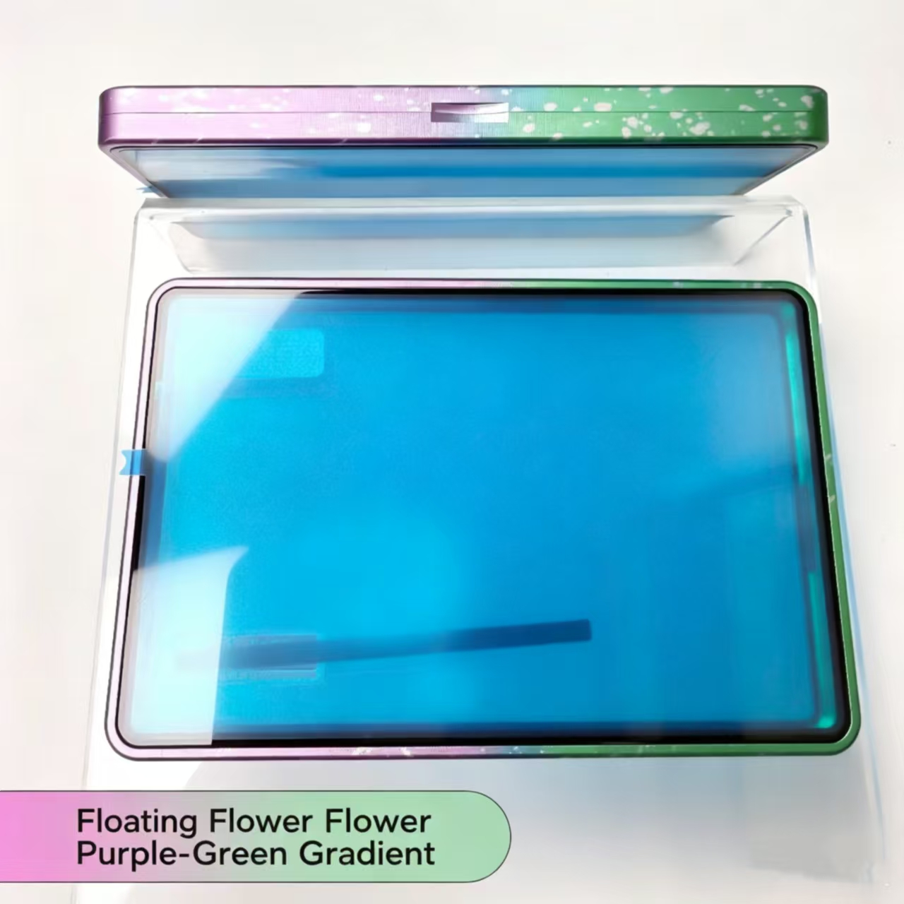 Blue and purple floating flowers(35PT)PSA