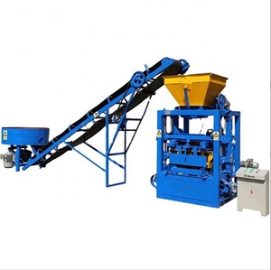 Popular QT4-26 Semi-<strong>automatic</strong> Hollow Interlocking <strong>Block</strong> Brick <strong>Making</strong> <strong>Machine</strong> with Low Price - Product Image 2