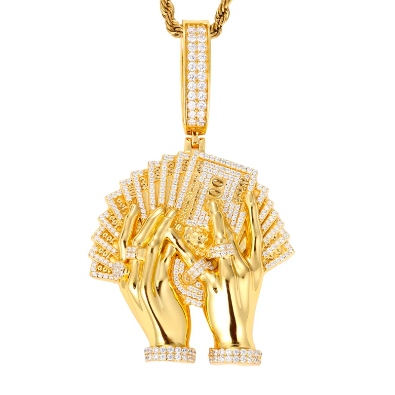 925 Silver, Moissanite - Gold