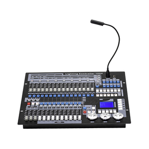 Thiết bị chiếu sáng sân khấu chuyên nghiệp DMX Console 1024 <span class=keywords><strong>DMX512</strong></span> điều khiển ánh sáng với trường hợp chuyến bay - Product Image 3