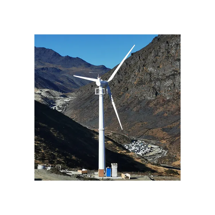 ALLRUN brand 50KW 100KW 200KW eixo horizontal gerador de turbina eólica fora da rede