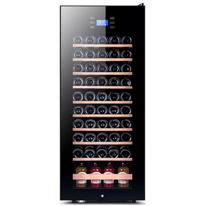 Şeffaf şarap buzdolabı ile sisimini cam kapi-şaraba serin ve bu ev yapımı şarap soğutucuda hizmet vermeye hazır olun - Product Image 4