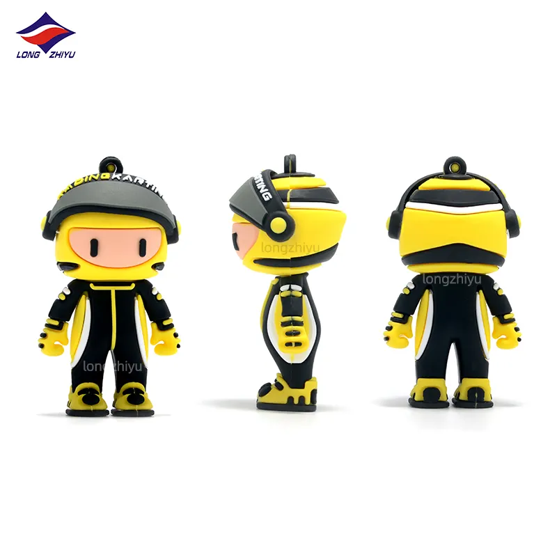 Longzhiyu Action Figure PVC 3D, 15 Tahun Pabrik, Gambar Mainan Kerajinan Silikon Logo Kustom untuk Hadiah Promosi