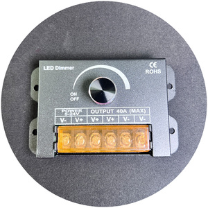 DC5V-24V регулятор яркости PWM с 16-клавишным пультом дистанционного управления для одноцветной светодиодной ленты, 40 А - Product Image 4