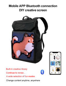 New Type Factory Großhandel Custom ized Wasserdicht Smart Led Display Rucksack App Controlled Programmable Custom Bulk Rucksack - Product Image 3