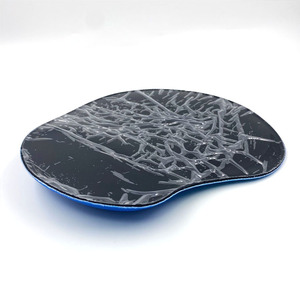 Gel di Silicone per Computer supporto per il Mouse Pad Wireless uso ufficio tessuto stampato con fondo in PU - Product Image 3