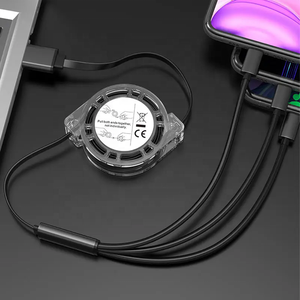 3 in 1 Retractable Type C USB C ที่ชาร์จโทรศัพท์มือถือ Android สายชาร์จเร็วสำหรับ iPhone 15 PLUS 14 13 12 PRO MAX 11 x XR XS - Product Image 6