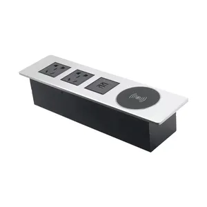 Bảng Điều Khiển Bàn Hội Nghị Đa Phương Tiện Nguồn Điện Để Bàn Đa Phương Tiện Ổ Cắm USB-C Dữ Liệu Nguồn Mô-đun Phích Cắm Tùy Chỉnh - Product Image 1