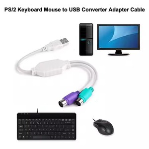 振达定制USB Revolution PS2有源转换器连接器电缆适配器，黑色，铜芯 - Product Image 2