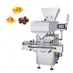 Contador vibratorio de dos etapas VTOPS con 8 pistas para máquina de embalaje de llenado de conteo de botellas de aperitivos de caramelo - Product Image 5