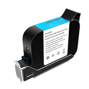 Cartucho de impresión de inyección de tinta solvente de secado rápido para marcado de código de lote en cartuchos de tinta compatibles con cartón de plástico y metal de madera - Product Image 1