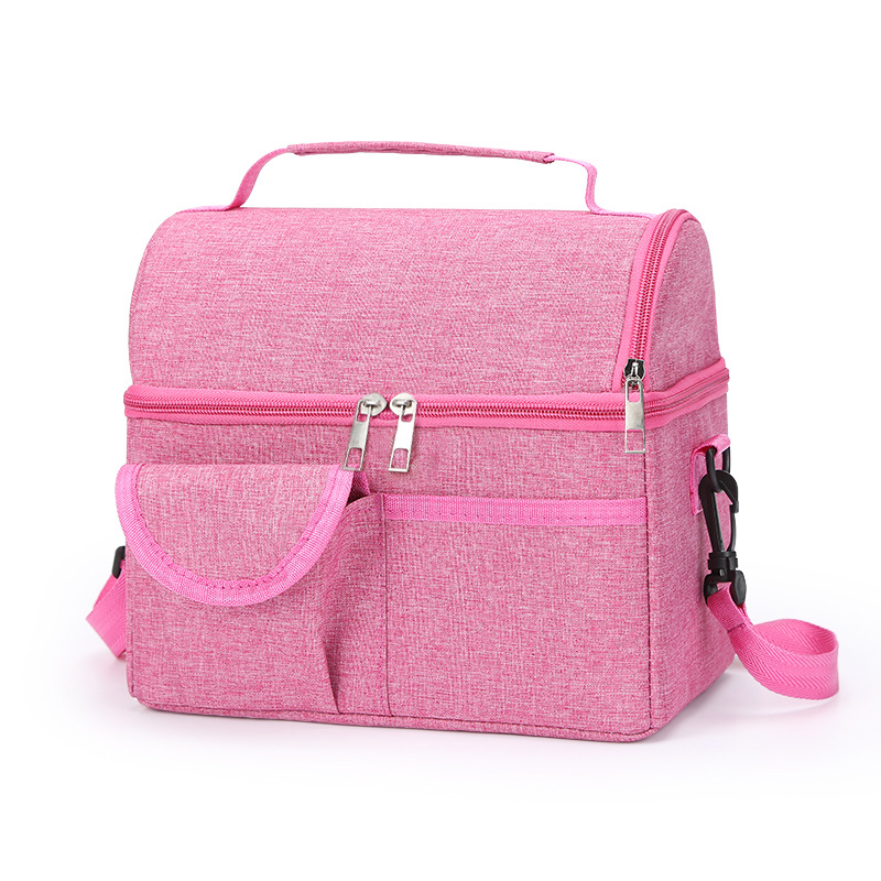 Sac à lait double couche rose rouge