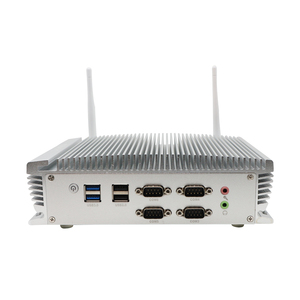 Potente Intel Celeron J4125 Mini PC 14nm Gemini lago a bordo DDR4 RAM nuovo industriale Desktop Computer ventola di raffreddamento per AU US - Product Image 4