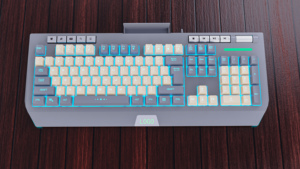厂家批发RGB背光键盘12种照明模式104键游戏键盘USB有线键盘 - Product Image 2