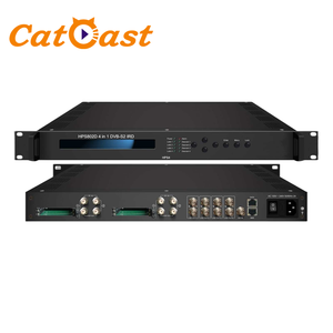 Receptor de satélite Digital 4 en 1, sintonizador DVBC DVBT DVBT2 DVBS DVBS2, decodificador opcional IRD con salida ASI y IP - Product Image 3