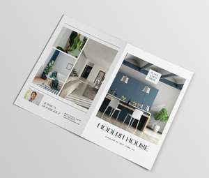 Customized Color Printing <strong>Cheap</strong> Business Folded Paper Brochure <strong>Flyer</strong> - Product Image 3
