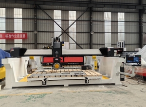 Мостовая пила 5-осевая Cnc машина для резки кварцевого камня машина для резки камня с мостовой пилой - Product Image 2