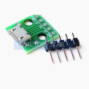 Micro <strong>USB</strong> interface socket power to breadboard 5V module development board microUSB with pmicro <strong>USB</strong>