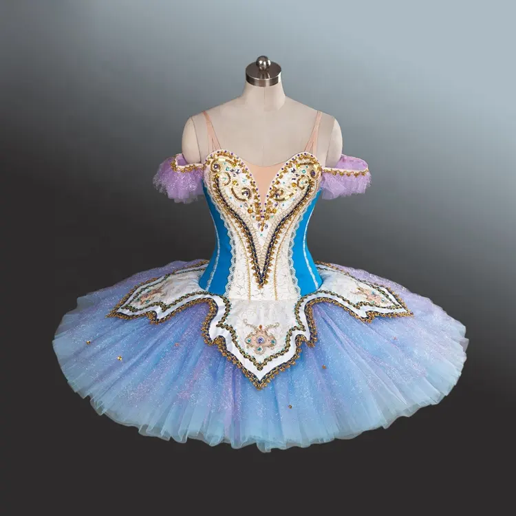 Frete grátis! Laranja profissional ballet clássico personalizado panqueca bellytutu para criança bollywood vestido dança profissional