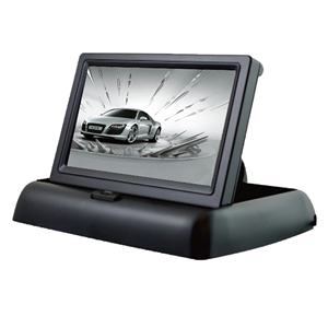 ISO Factory 4.3 Inch Baby Car Monitor Foldable <strong>Display</strong> Screen Monitor 2 Video <strong>Input</strong> Rearview Monitor - Product Image 3