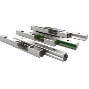 Guías deslizantes de acero de precisión, rieles lineales de alta carga para TV tipo TV para sistemas de automatización y posicionamiento CNC, nueva condición