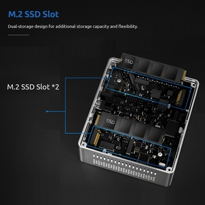 Yeni üst satıcı b max B2 artı Windows10 Mini PC 8GB + 256GB IntelCeleron J4125 RJ45 TF kartı Mini all-in-One masaüstü bilgisayar - Product Image 5