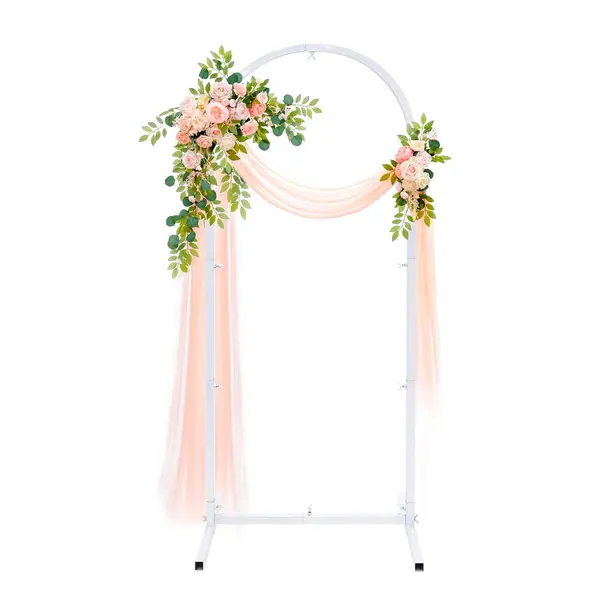 NEUES Metall Hochzeitsbogen Stand quadratisch gewölbter Kulisse Rahmen für Braut Babyparty Garten blumen Ballonbogen Dekoration