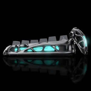 GravaS tar Mercury K1 Pro 75% kabellose mechanische Gaming-Tastatur mit RGB-Hintergrund beleuchtung und Rahmen-Hot-Swap-Linearschalter-Tastatur - Product Image 4