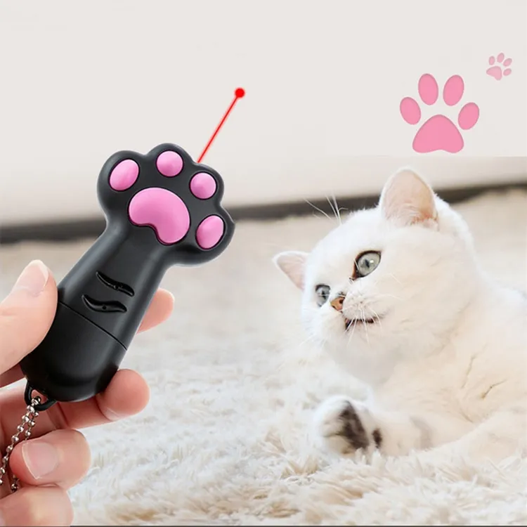 Recargable Usb 3 en 1 para mascotas gato punteros láser gato de juguete con láser con linterna de luz Uv